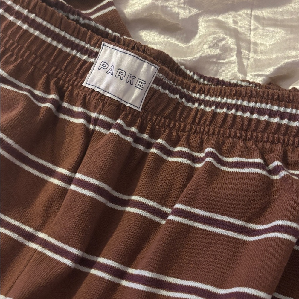 PARKE Tonal Striped Boxer Pants - Picture 7 of 7